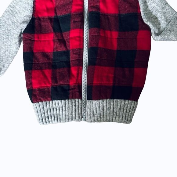 Cat & Jack Red & Black Flannel Shepra Jacket Size 18 Months - Picture 5 of 10